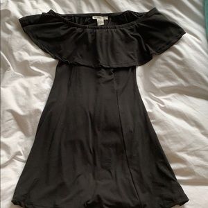 Mini black dress